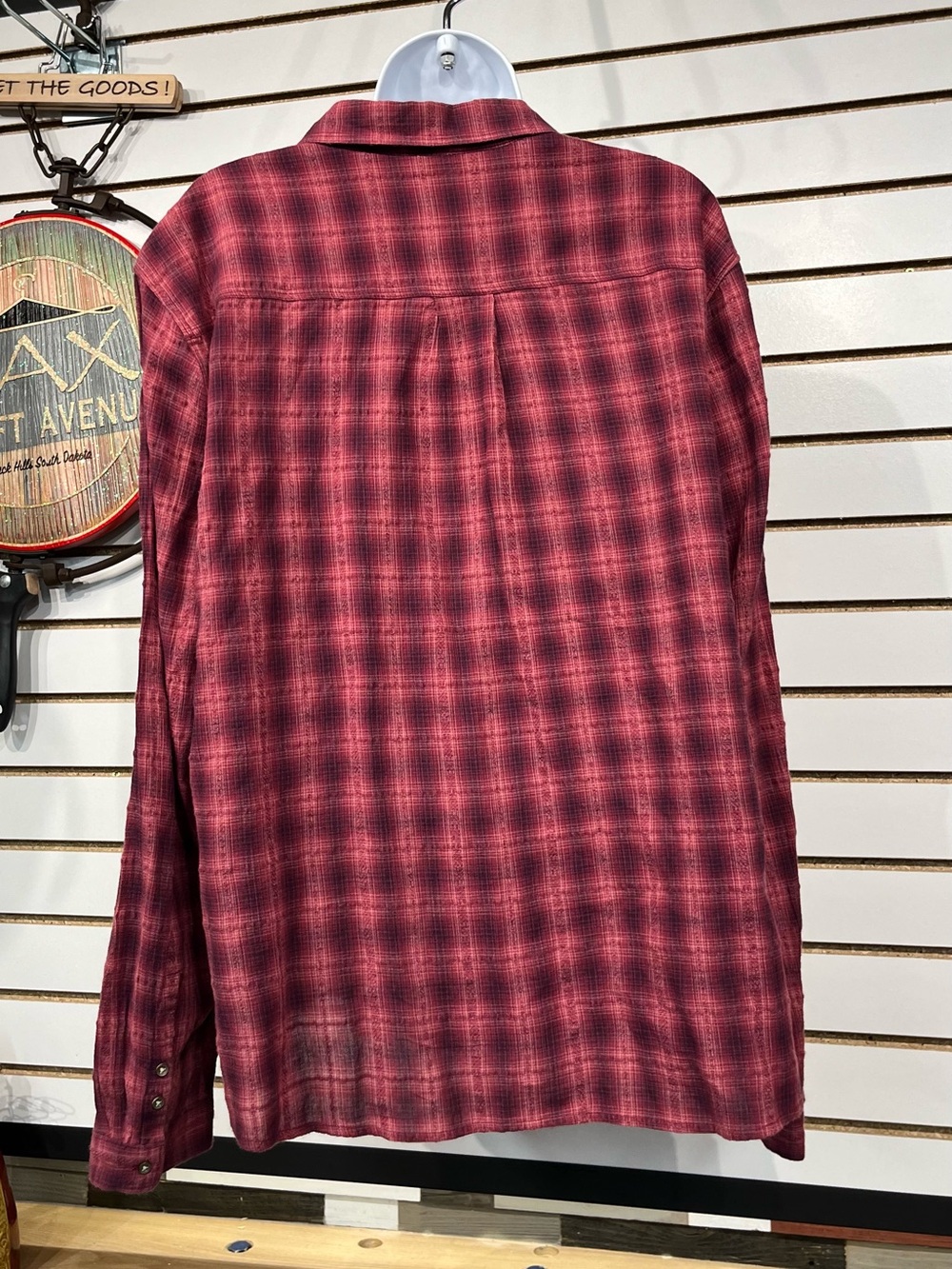 Eddie Bauer XL plaid button down - Picture 3 of 7